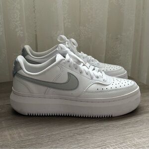 white + grey nike